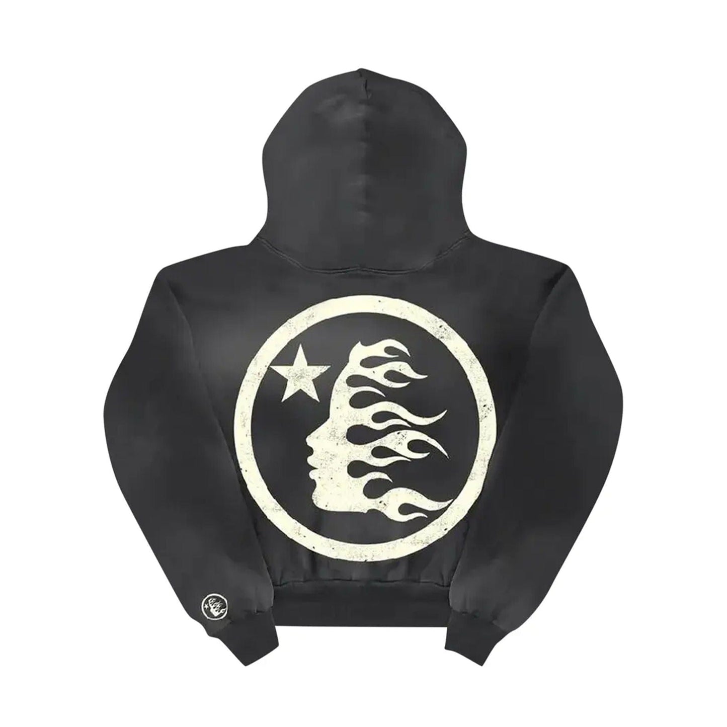 Hellstar Uniform Hoodie 'Black' — XXS — Side View