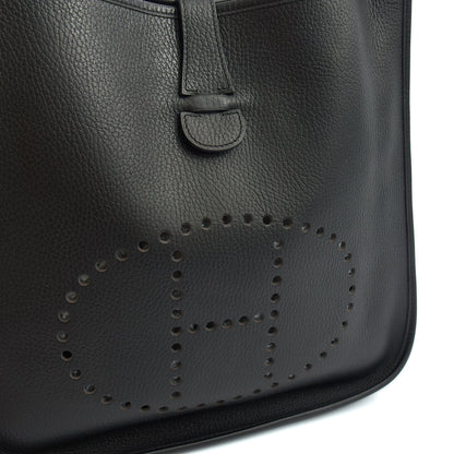 Hermes Evelyne 33 in Black, Togo Leather — Alternate View 15