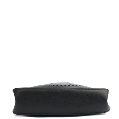 Hermes Evelyne 33 in Black, Togo Leather — Top View