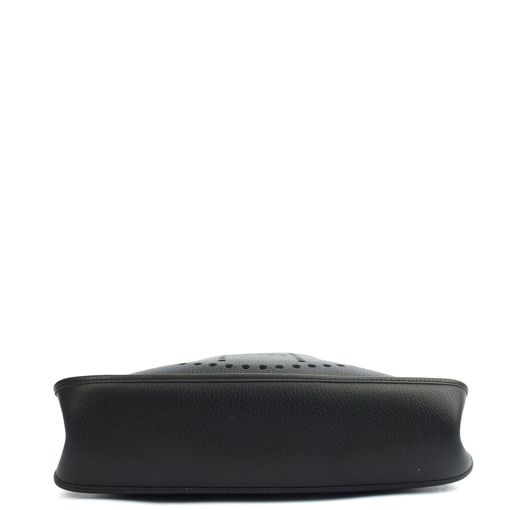 Hermes Evelyne 33 in Black, Togo Leather — Alternate View 13