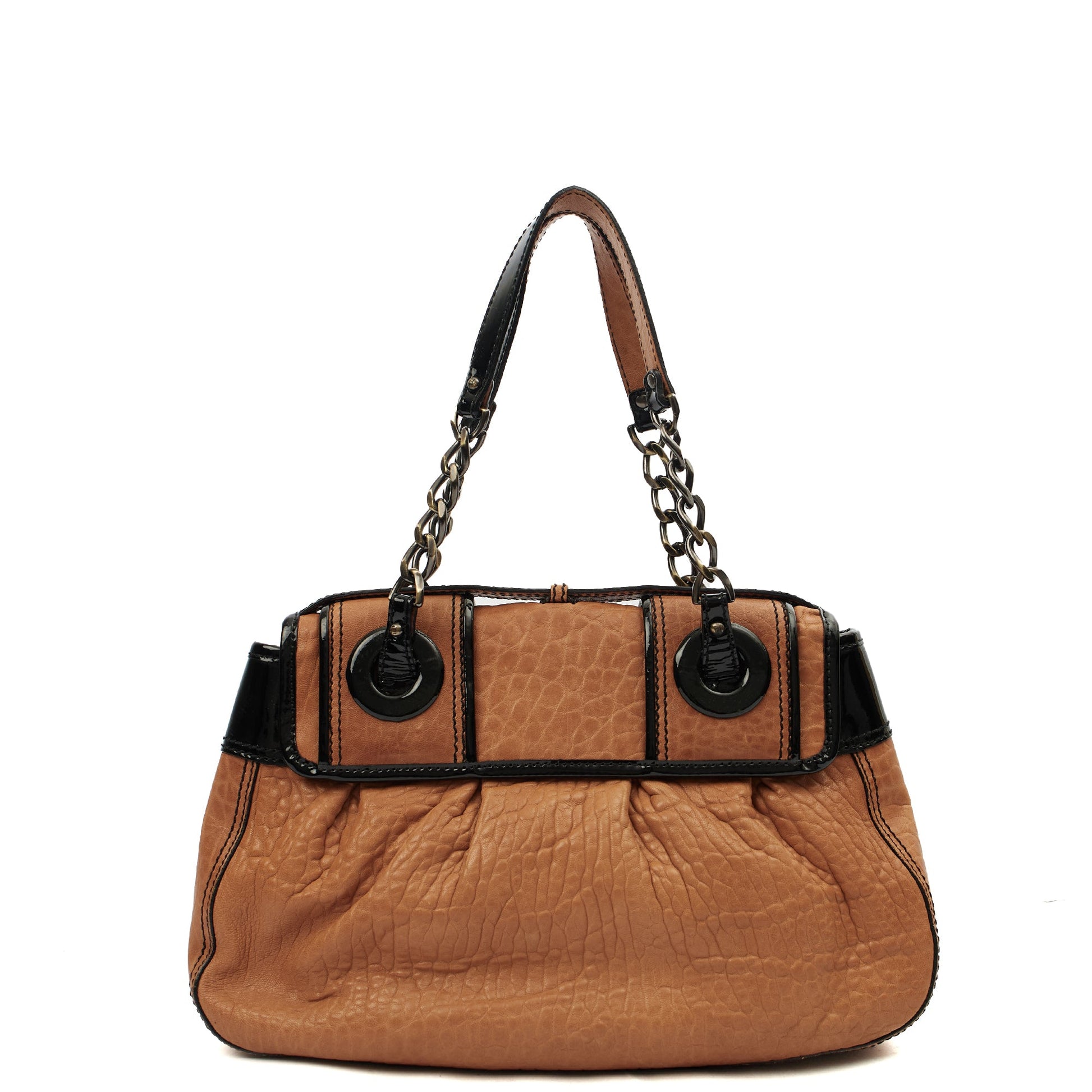 Fendi Shoulder Bag B Buckle Shoulder Bag in Brown, Leather — Alternate View 9