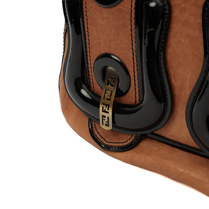 Fendi Shoulder Bag B Buckle Shoulder Bag in Brown, Leather — Alternate View 12