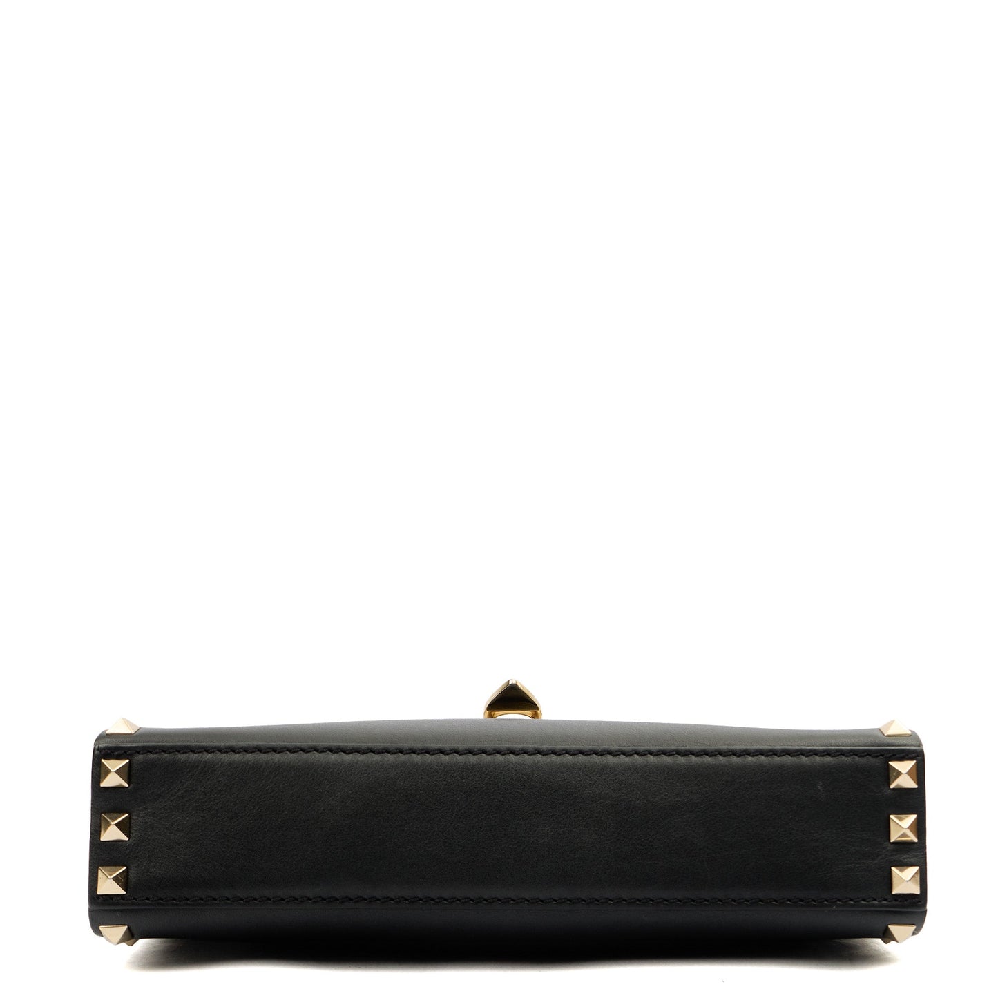 Valentino Cross Body Rockstud Crossbody Bag - Small in Black, Leather — Detail View