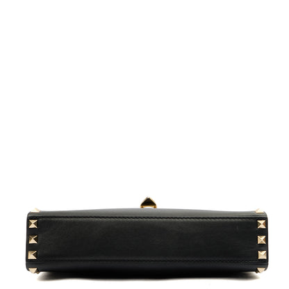 Valentino Cross Body Rockstud Crossbody Bag - Small in Black, Leather — Detail View