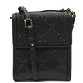 Gucci Cross Body Messenger in Black, Leather — Front View