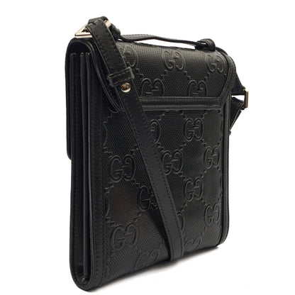 Gucci Cross Body Messenger in Black, Leather — Alternate View 8
