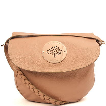 Mulberry Satchel Daria Hobo in Pink, Leather — Front View