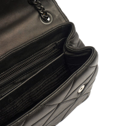 Prada Shoulder Bag Spectrum Zip Shoulder Bag in Black, Calfskin — Alternate View 7