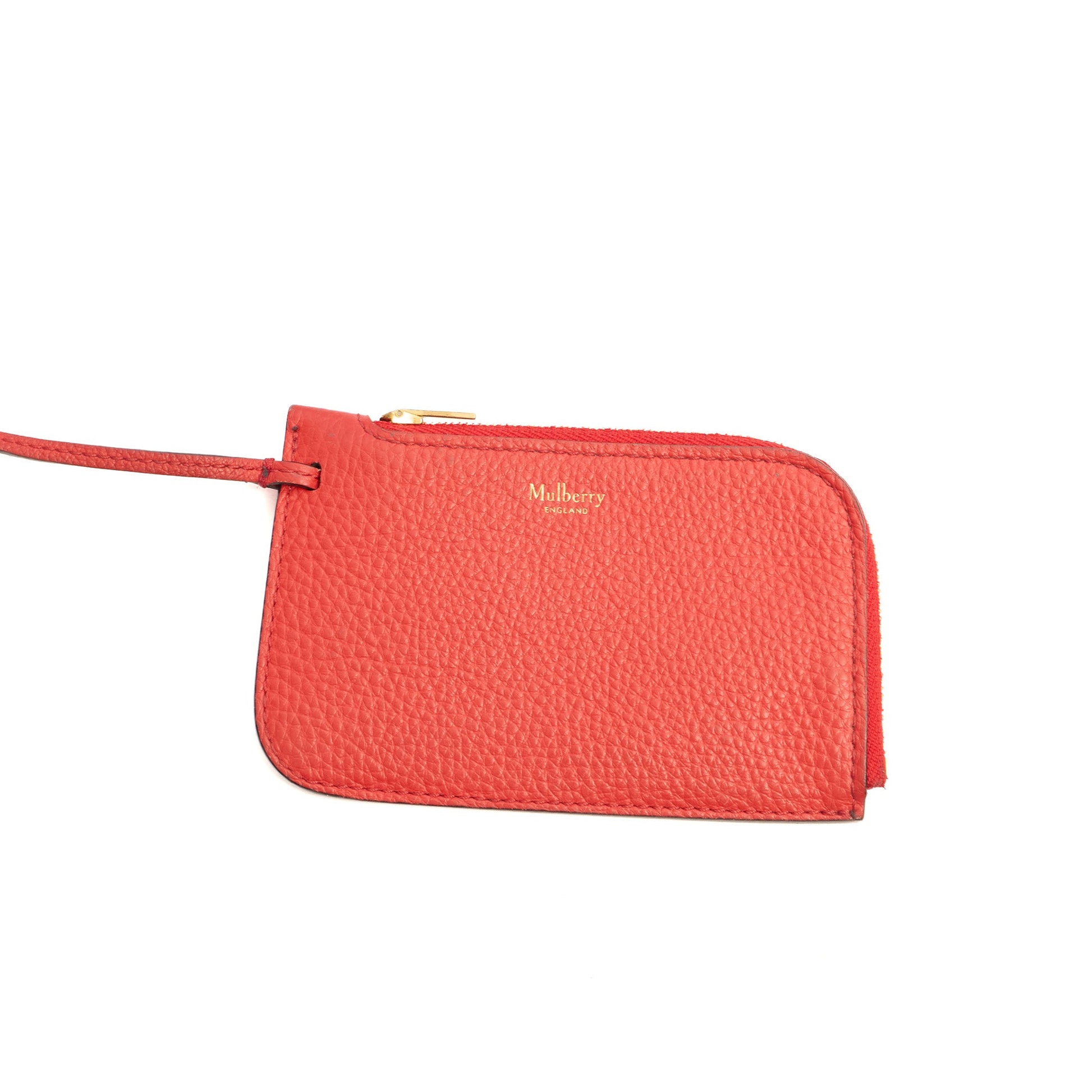 Mulberry Tote Abbey in Red, Calfskin Leather — Detail View