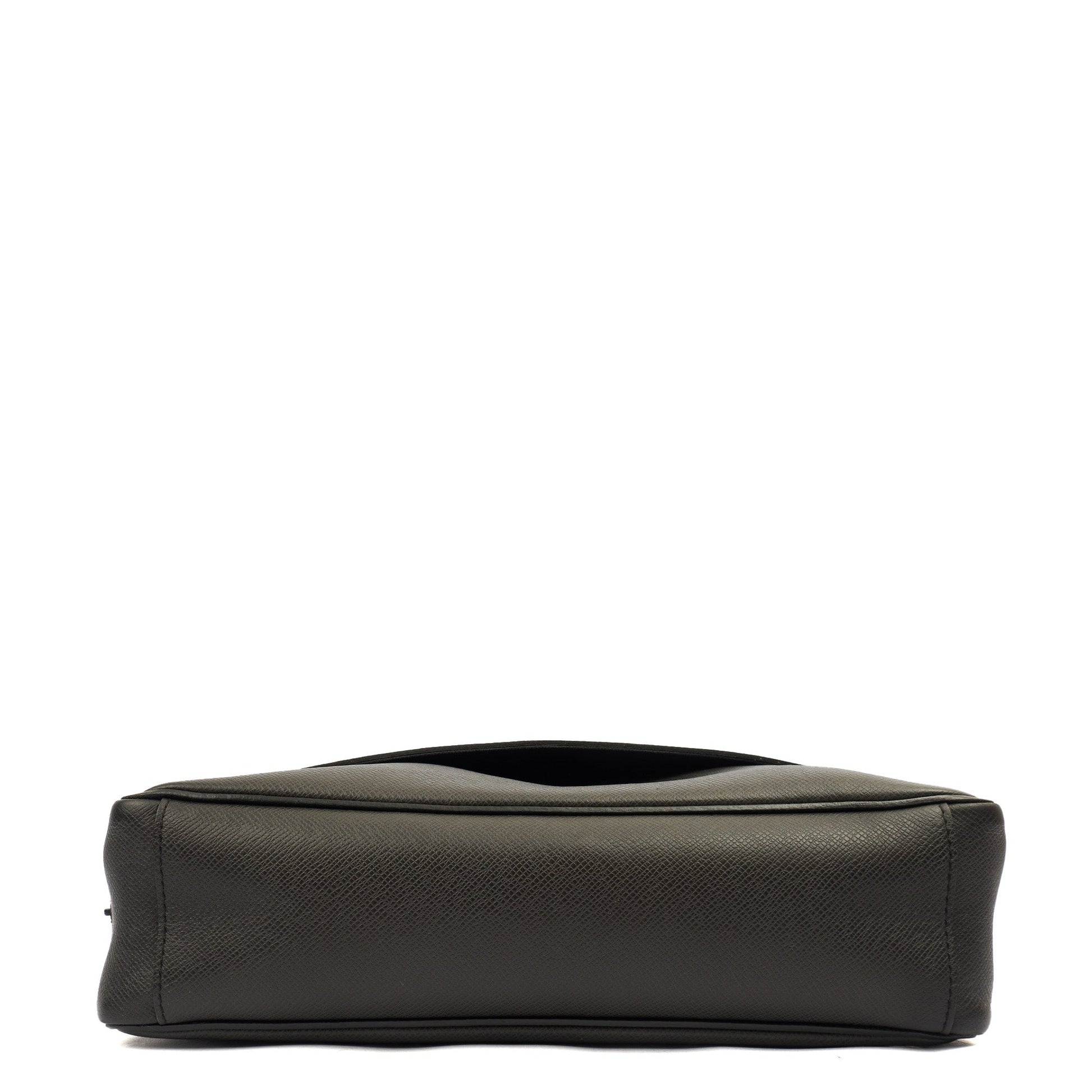 Louis Vuitton Cross Body District PM Messenger in Black, Calfskin Leather — Detail View