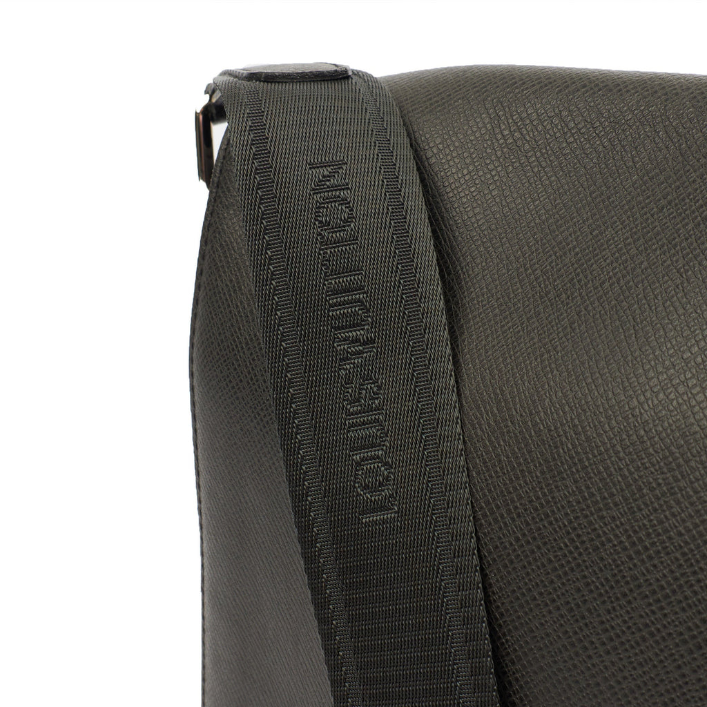 Louis Vuitton Cross Body District PM Messenger in Black, Calfskin Leather — Lifestyle View