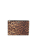 Stella McCartney Clutch Zip Pouch in Print, Fabric — Front View