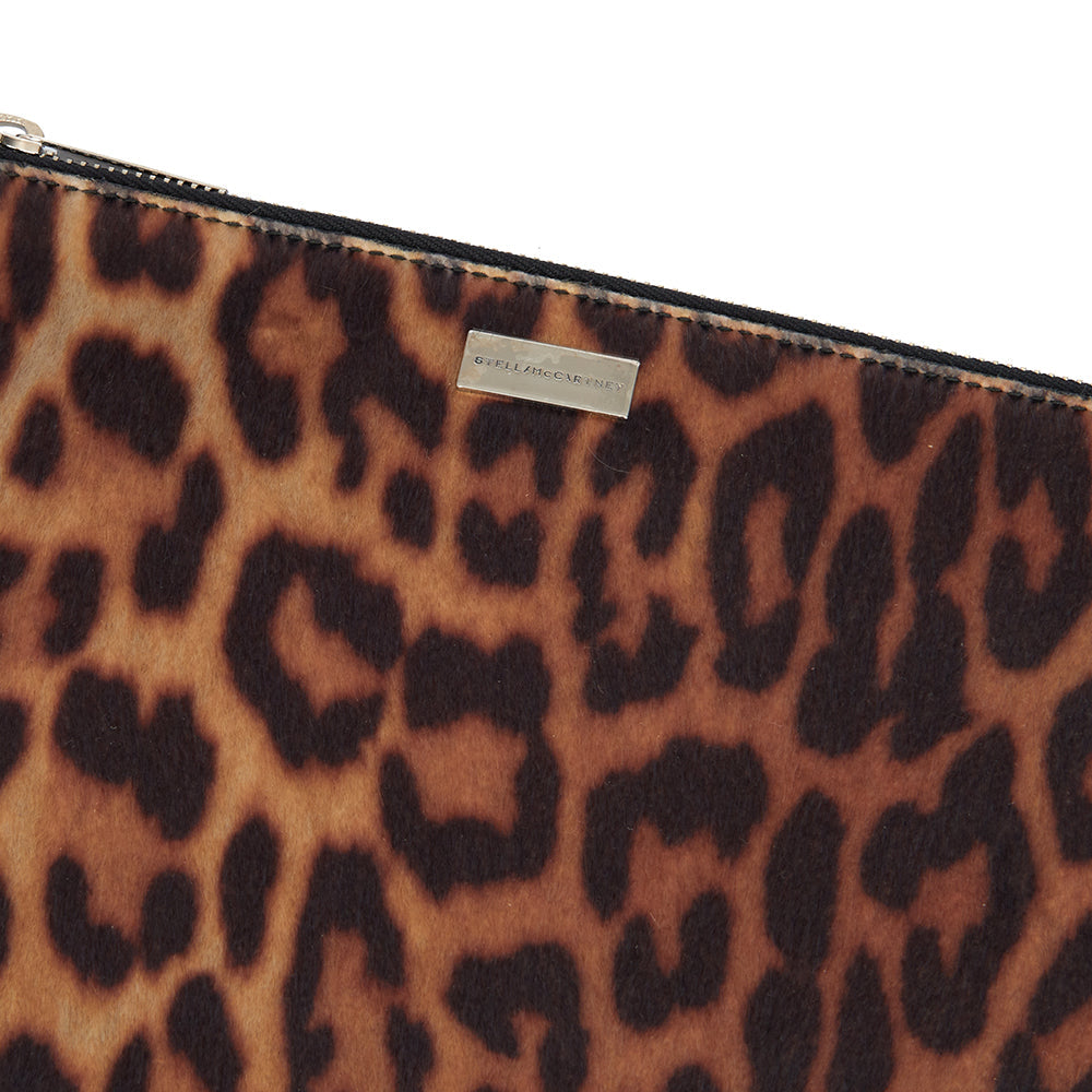 Stella McCartney Clutch Zip Pouch in Print, Fabric — Lifestyle View