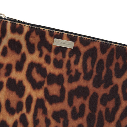 Stella McCartney Clutch Zip Pouch in Print, Fabric — Lifestyle View