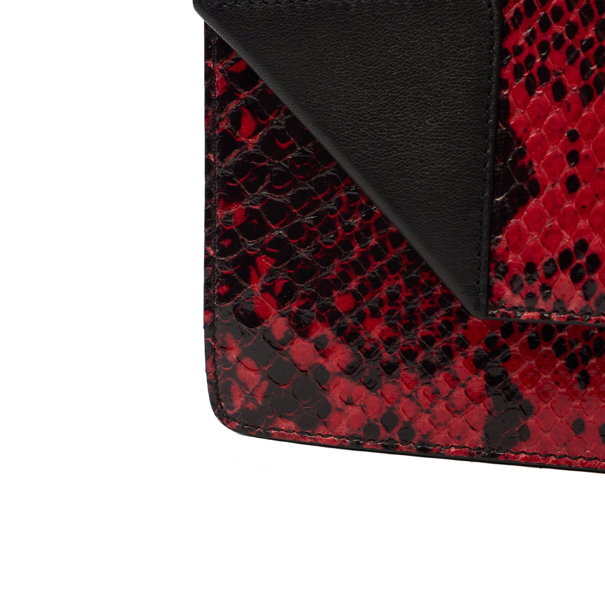 Saint Laurent Shoulder Bag Betty- small  in Print, Python Leather — Lifestyle View