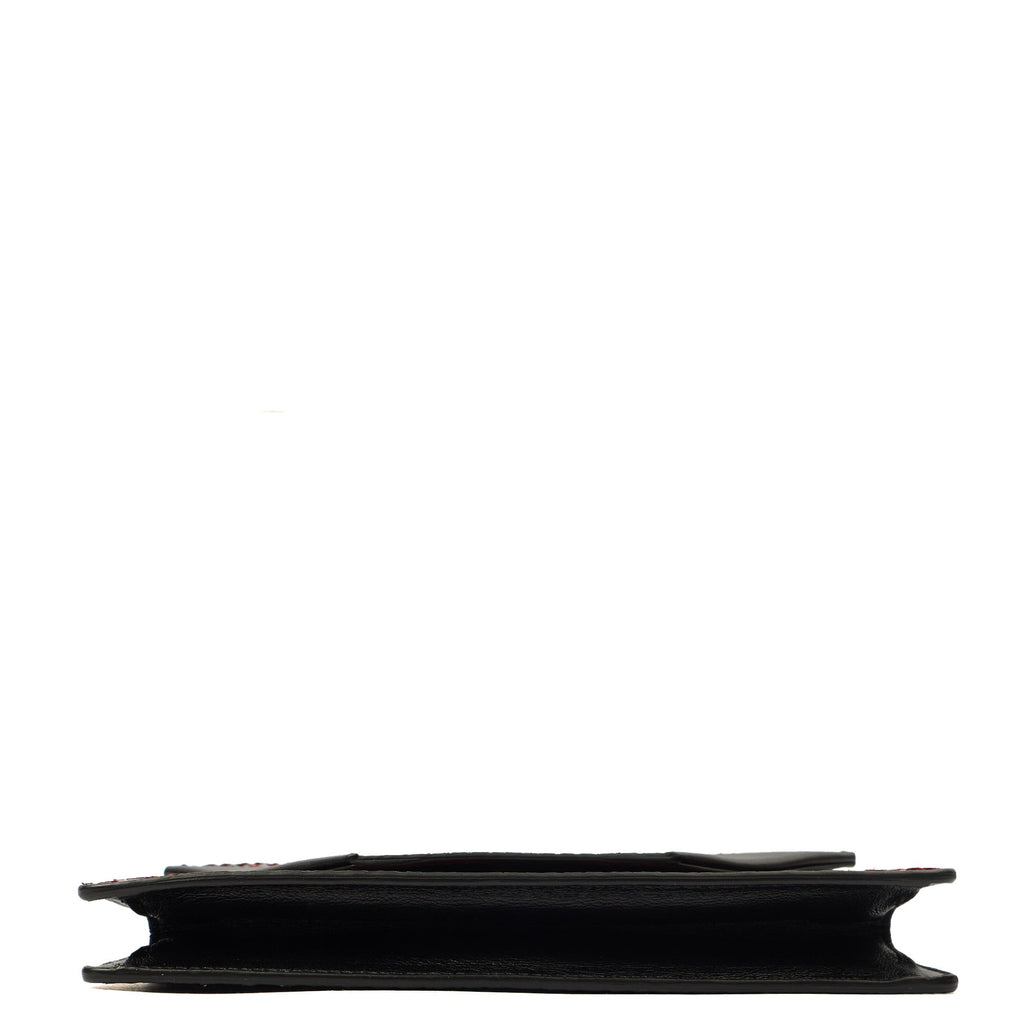 Saint Laurent Shoulder Bag Betty- small  in Print, Python Leather — Top View