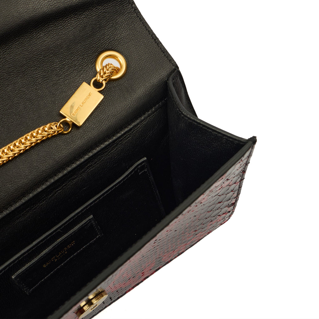 Saint Laurent Shoulder Bag Betty- small  in Print, Python Leather — Alternate View 11