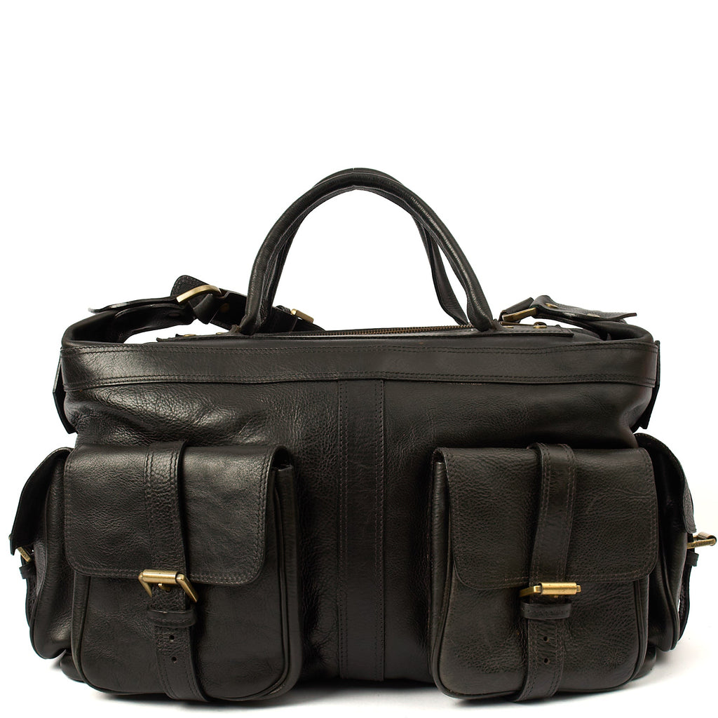 Mulberry Soft Sided Eastwood  in Black, Leather — Front View