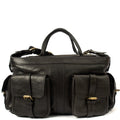 Mulberry Soft Sided Eastwood  in Black, Leather — Front View