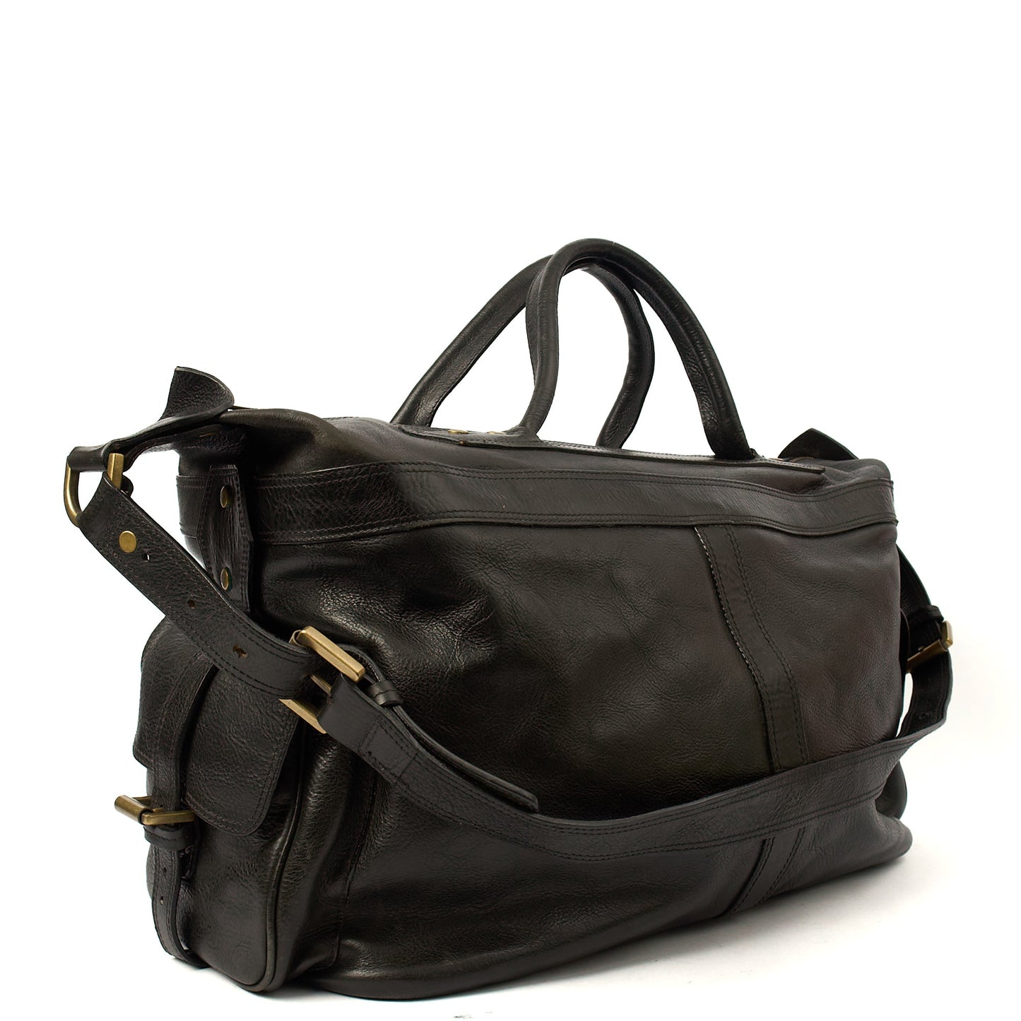Mulberry Soft Sided Eastwood  in Black, Leather — Back View