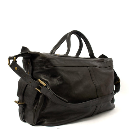Mulberry Soft Sided Eastwood  in Black, Leather — Back View