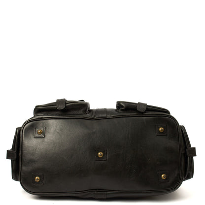 Mulberry Soft Sided Eastwood  in Black, Leather — Detail View