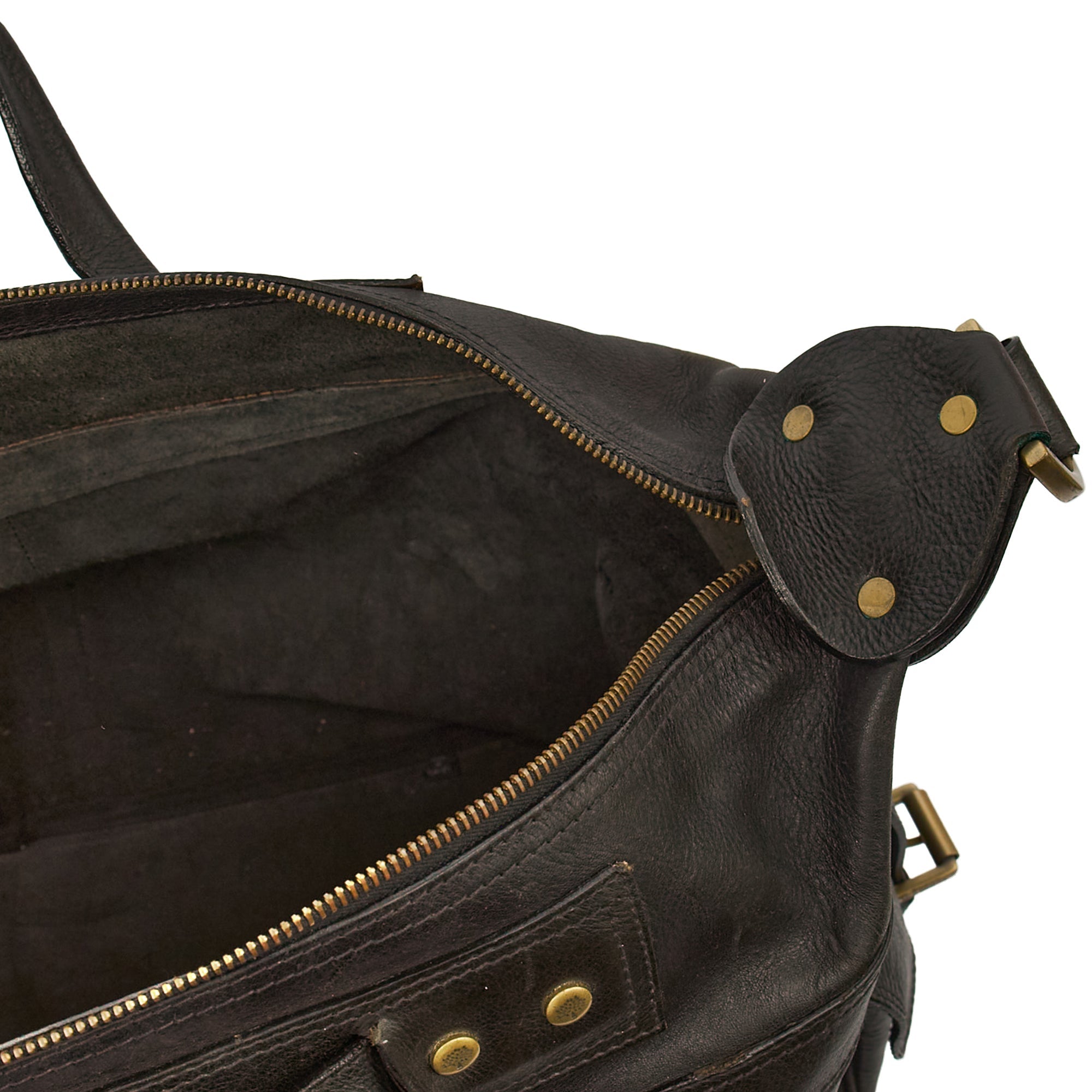 Mulberry Soft Sided Eastwood  in Black, Leather — Alternate View 7