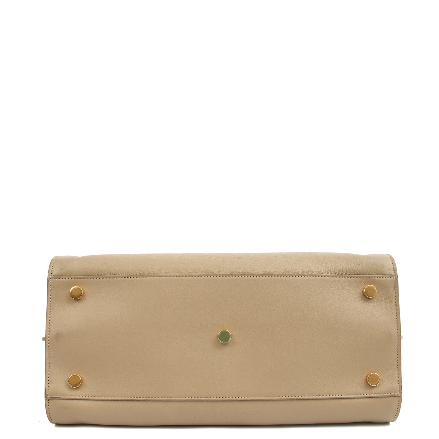Saint Laurent Top Handle Sac de Jour in Grey, Leather — Top View