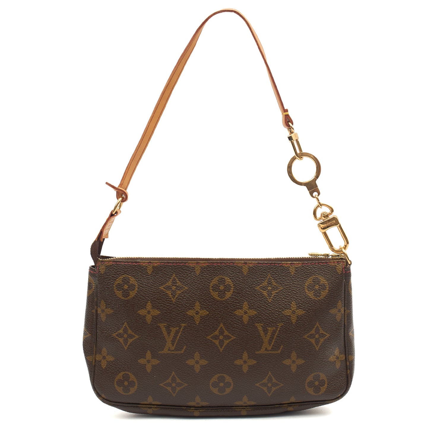 Louis Vuitton Shoulder Bag Pochette Accessoires in Monogram, Canvas — Back View