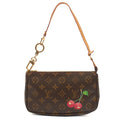 Louis Vuitton Shoulder Bag Pochette Accessoires in Monogram, Canvas — Front View
