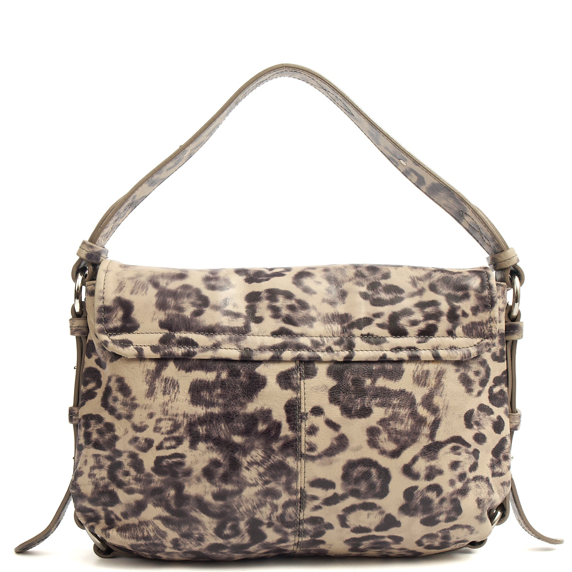 Mulberry Shoulder Bag Hayden in Print, Calfskin Leather — Back View