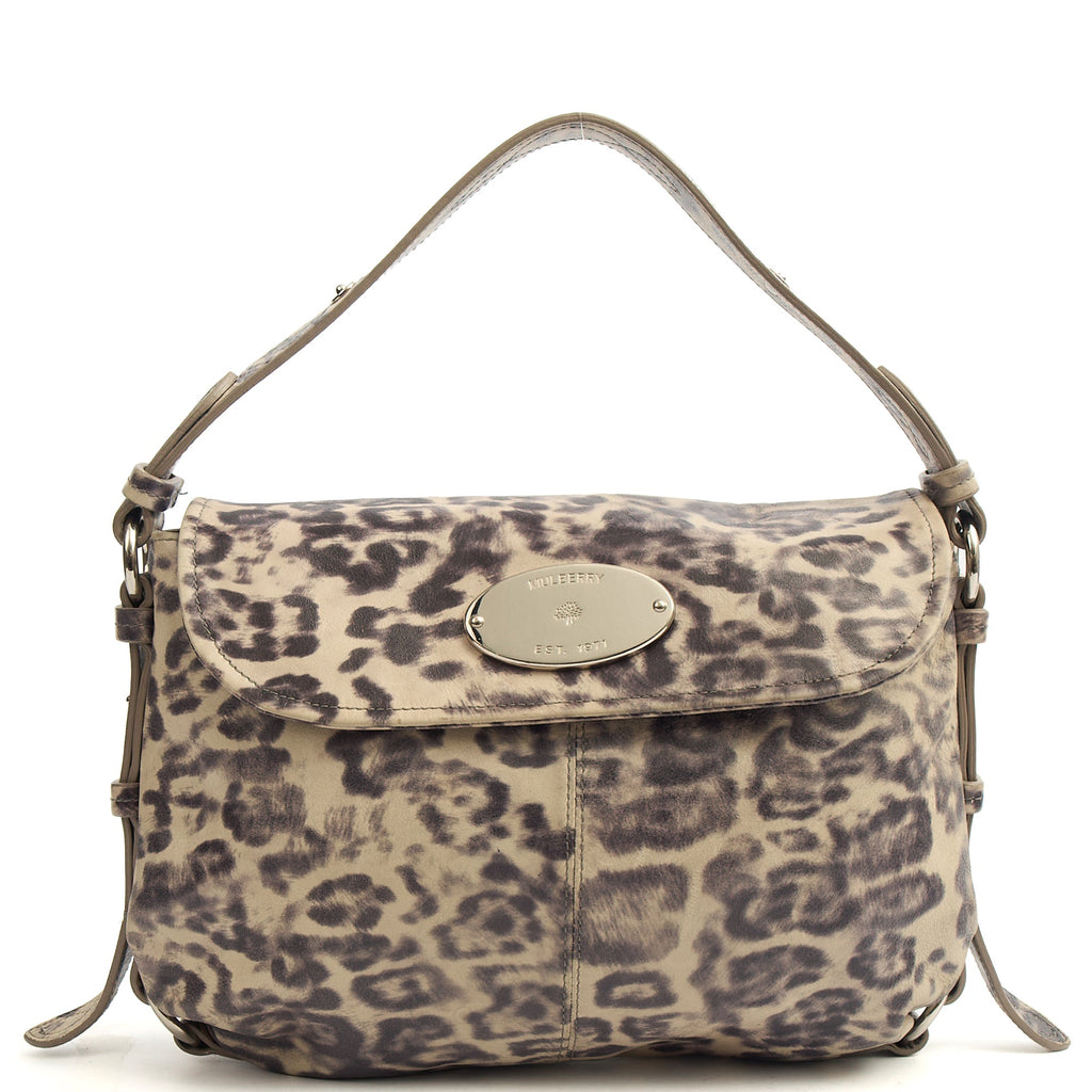 Mulberry Shoulder Bag Hayden in Print, Calfskin Leather — Front View