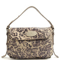 Mulberry Shoulder Bag Hayden in Print, Calfskin Leather — Front View