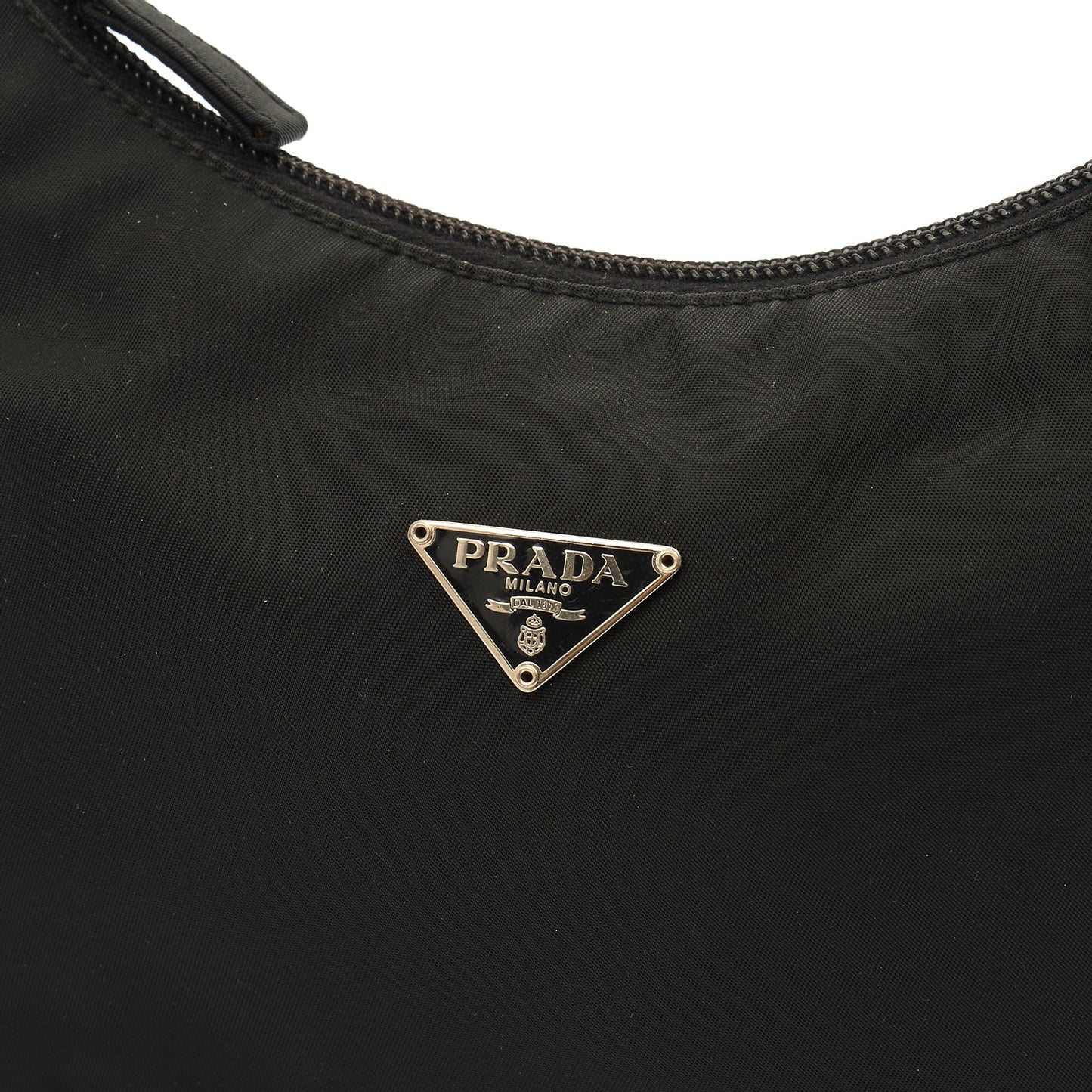 Prada Mini Bag Re-edition 2000 Nylon Mini Bag in Black, Nylon — Lifestyle View