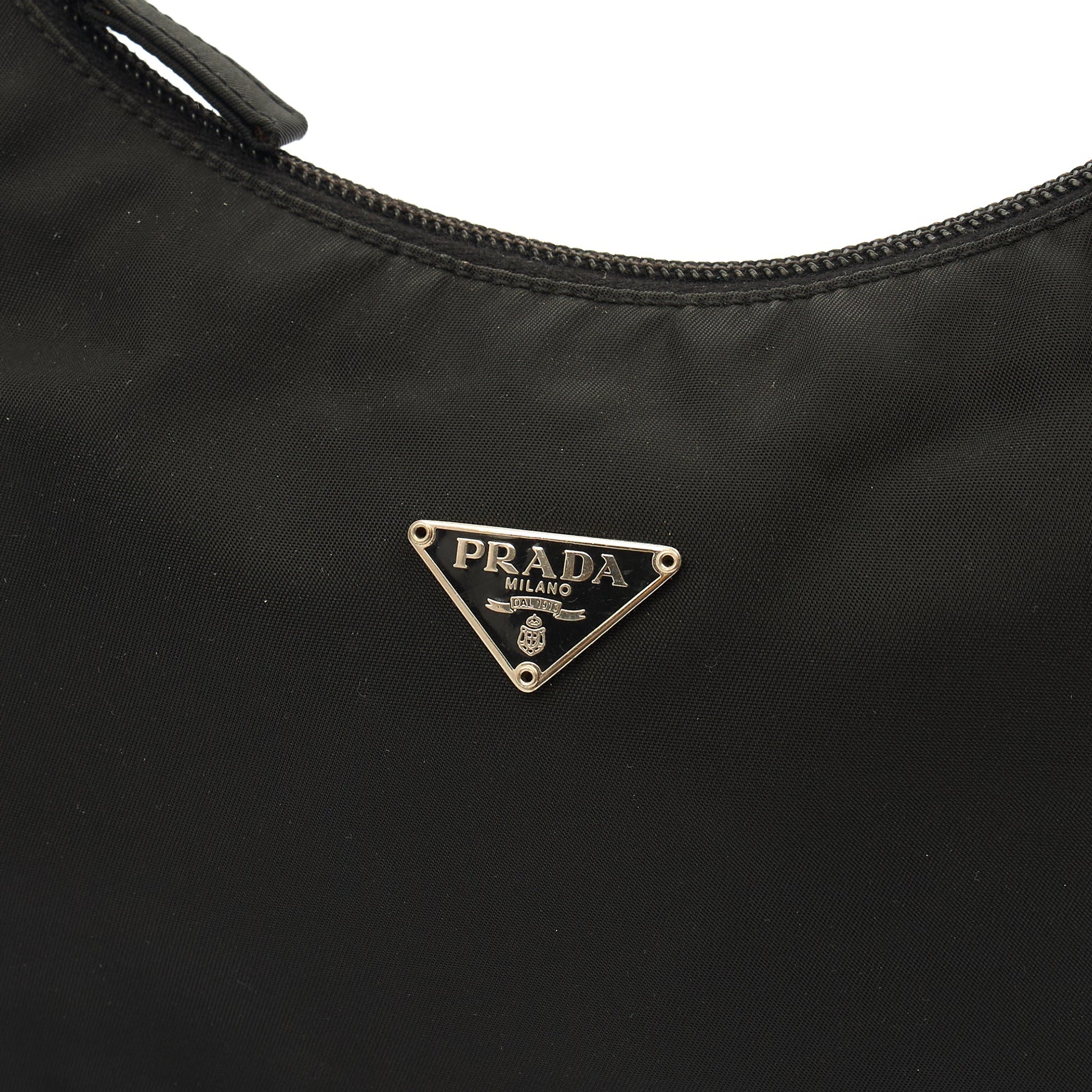 Prada Mini Bag Re-edition 2000 Nylon Mini Bag in Black, Nylon — Alternate View 12