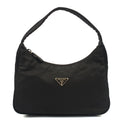 Prada Mini Bag Re-edition 2000 Nylon Mini Bag in Black, Nylon — Front View