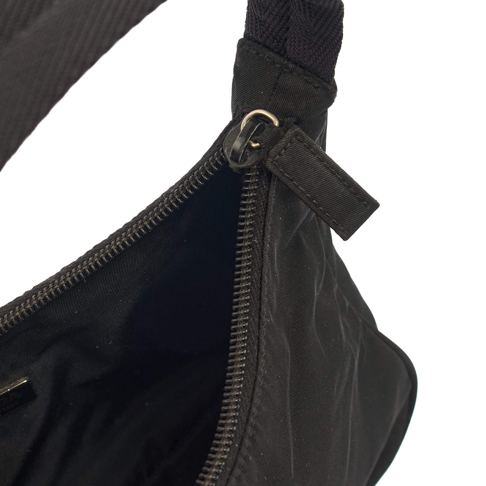 Prada Mini Bag Re-edition 2000 Nylon Mini Bag in Black, Nylon — Alternate View 11