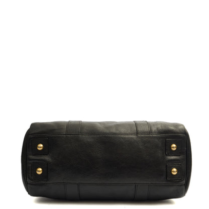 Mulberry Tote Bayswater Heritage in Black, Leather — Top View
