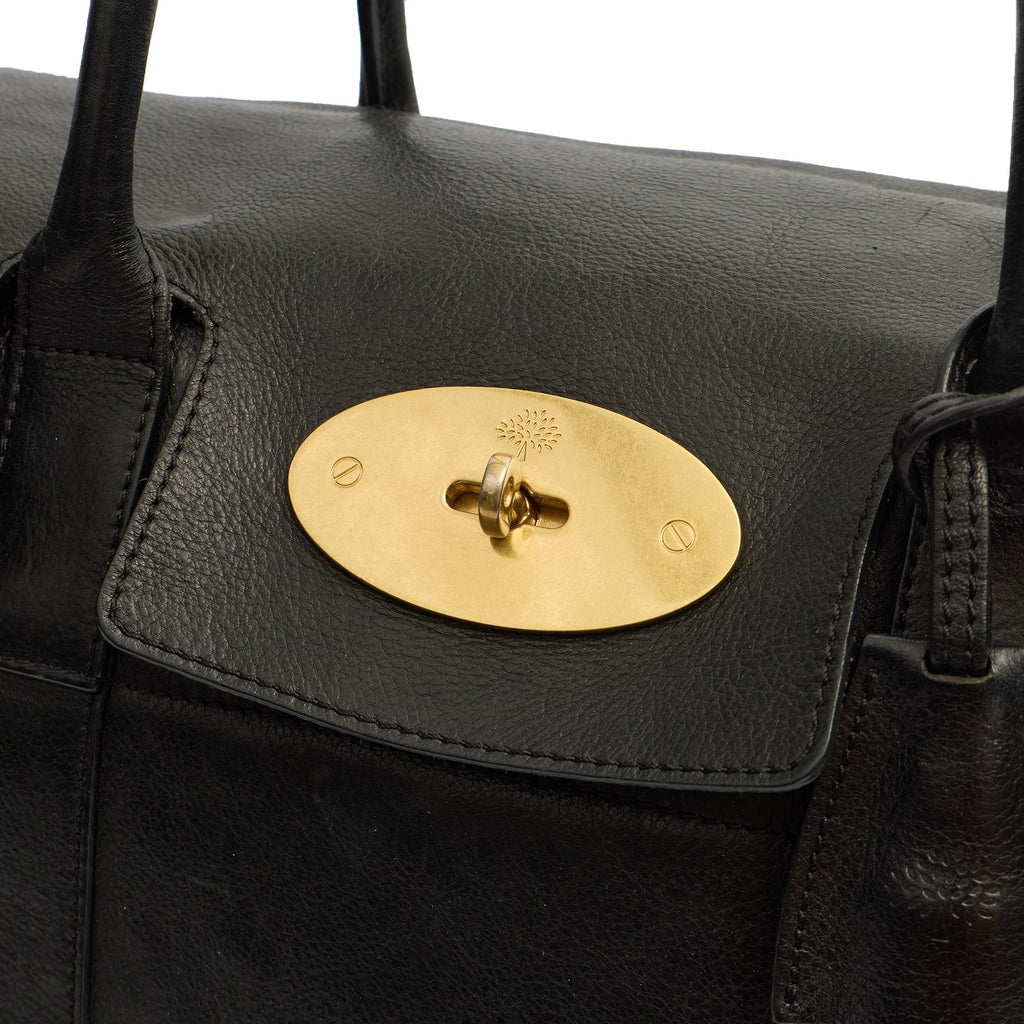 Mulberry Tote Bayswater Heritage in Black, Leather — Lifestyle View