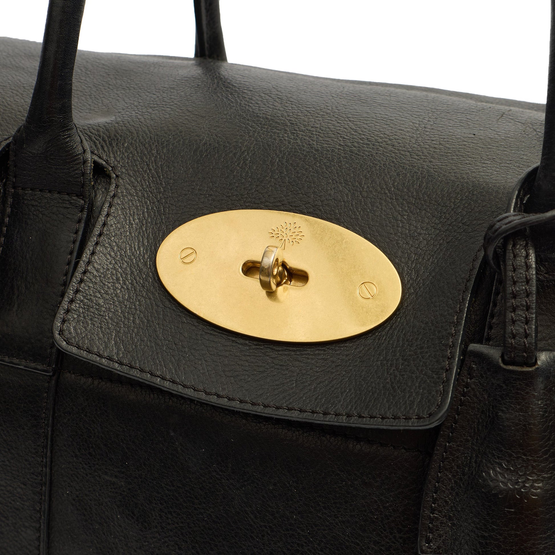 Mulberry Tote Bayswater Heritage in Black, Leather — Lifestyle View