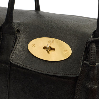Mulberry Tote Bayswater Heritage in Black, Leather — Lifestyle View
