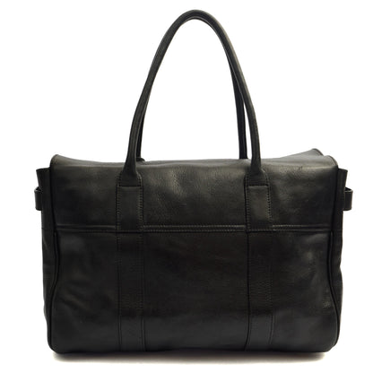 Mulberry Tote Bayswater Heritage in Black, Leather — Back View