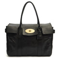 Mulberry Tote Bayswater Heritage in Black, Leather — Front View