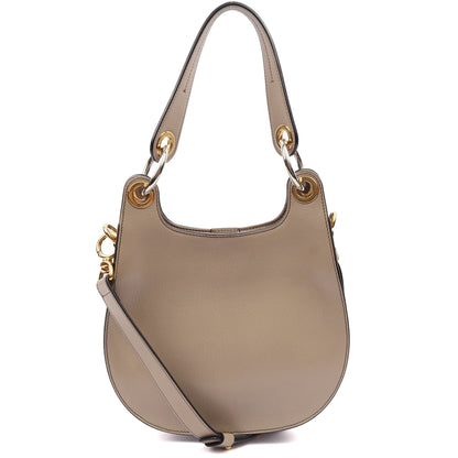 Chloe Shoulder Bag Tess - Medium in Motty Grey, Leather — Alternate View 9