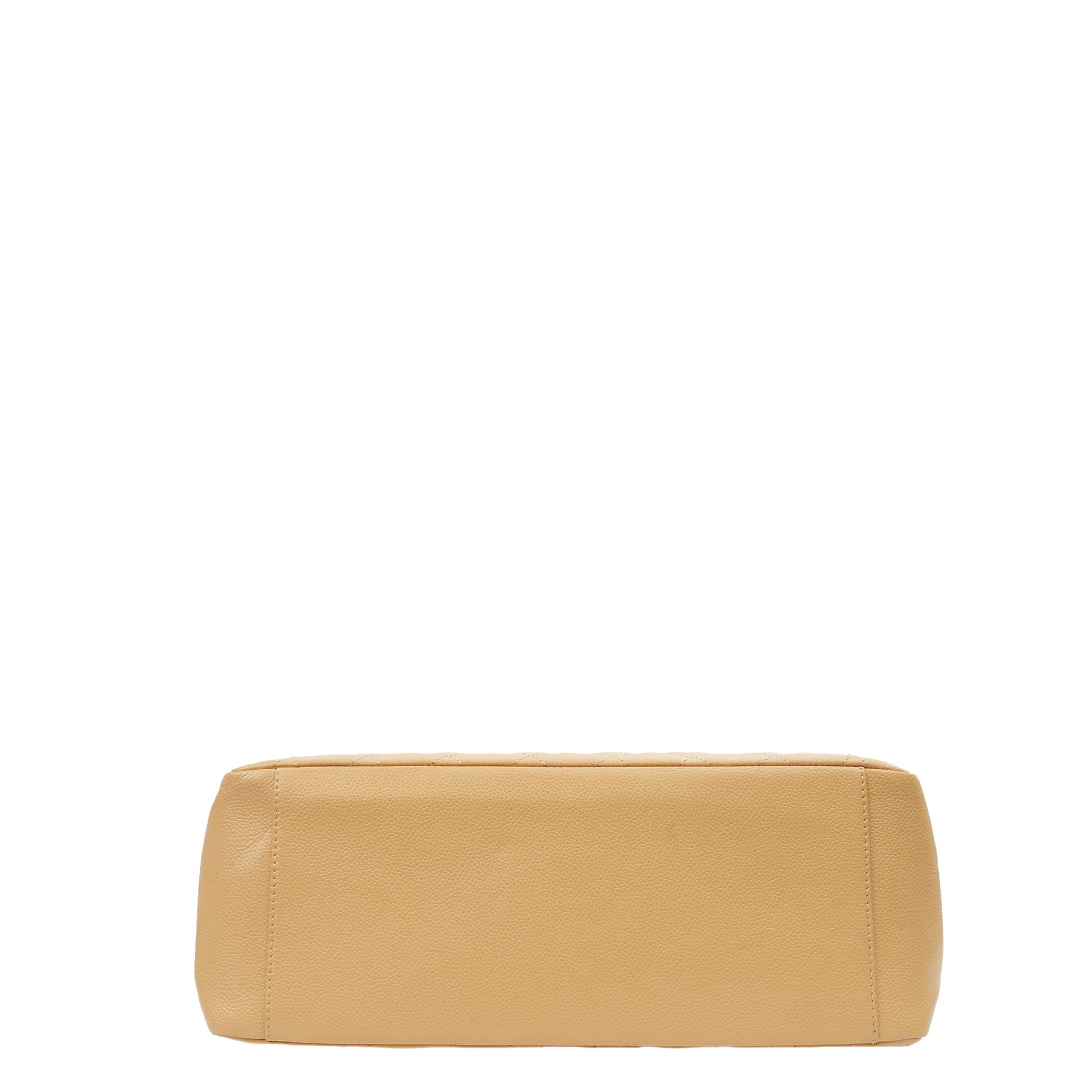 Chanel Tote Grand Shopping Tote in Neutral, Leather — Top View