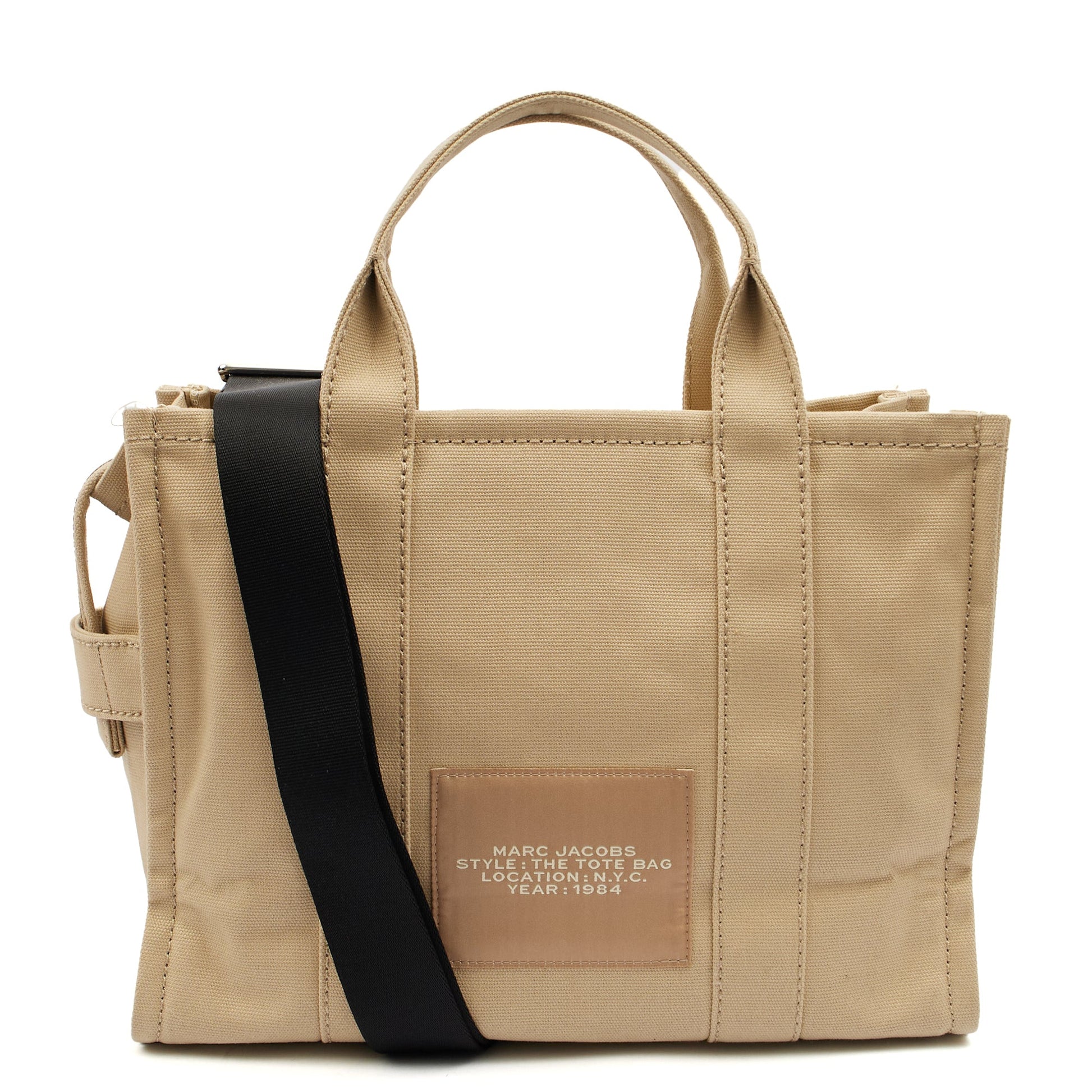Marc Jacobs Tote The Tote Bag in Neutral, Fabric — Back View
