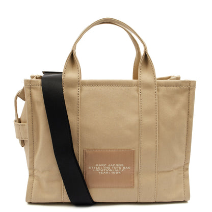 Marc Jacobs Tote The Tote Bag in Neutral, Fabric — Back View