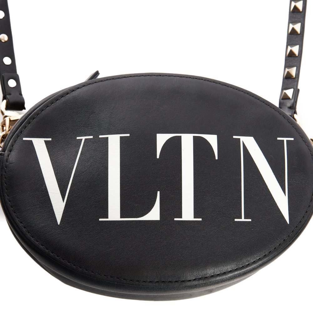 Valentino Cross Body V Logo Crossbody in Black, Calfskin — Alternate View 25