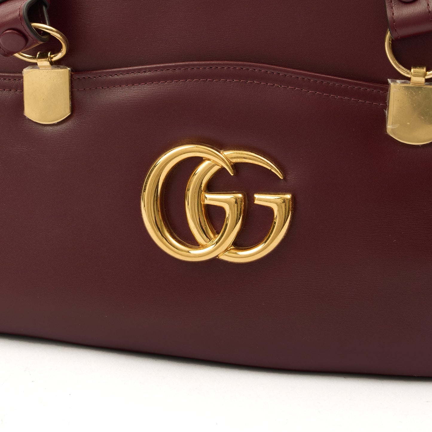 Gucci Tote Arli in Red, Leather — Lifestyle View