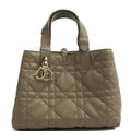 Christian Dior Tote Toujours - Medium in Green, Leather — Front View